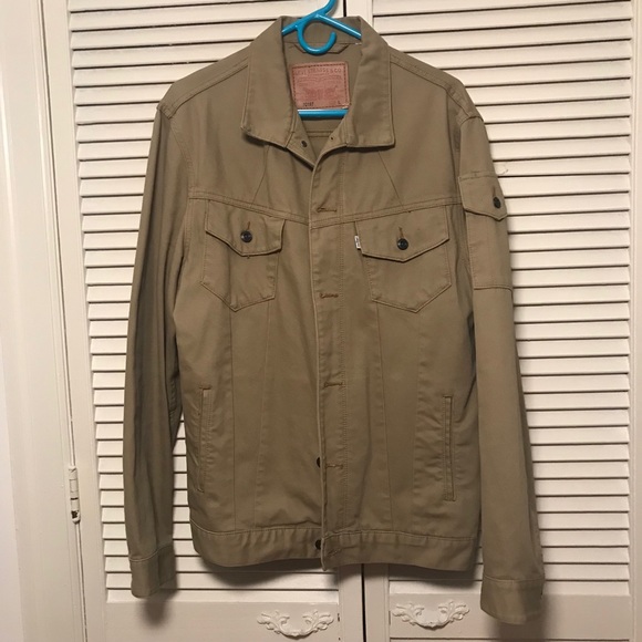 Coats | Mens Levis Khaki Jacket | Poshmark